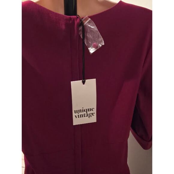 Unique Vintage Swing Dress NWT & Professionally Dry Cleaned - Picture 5 of 9